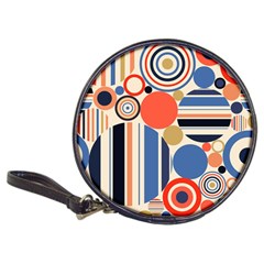 Geometric Abstract Pattern Colorful Flat Circles Decoration Classic 20-cd Wallets