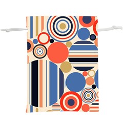 Geometric Abstract Pattern Colorful Flat Circles Decoration Lightweight Drawstring Pouch (xl) by Bangk1t