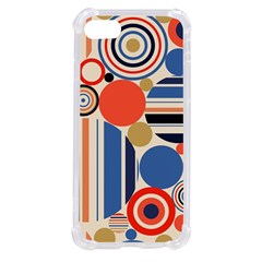 Geometric Abstract Pattern Colorful Flat Circles Decoration Iphone Se by Bangk1t