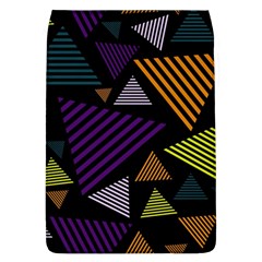 Abstract Pattern Design Various Striped Triangles Decoration Removable Flap Cover (l) by Bangk1t