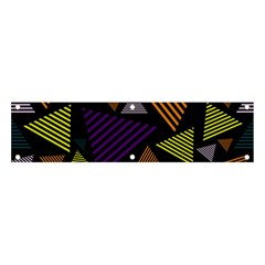 Abstract Pattern Design Various Striped Triangles Decoration Banner And Sign 4  X 1 