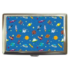 Space Rocket Solar System Pattern Cigarette Money Case