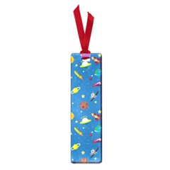 Space Rocket Solar System Pattern Small Book Marks