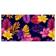 Tropical Pattern Banner And Sign 4  X 2 