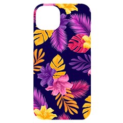Tropical Pattern Iphone 14 Plus Black Uv Print Case