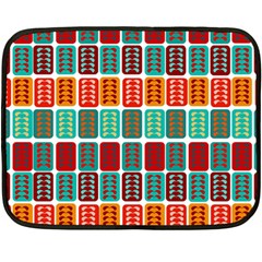 Bricks Abstract Seamless Pattern Two Sides Fleece Blanket (mini) by Bangk1t