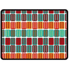 Bricks Abstract Seamless Pattern Fleece Blanket (large) by Bangk1t