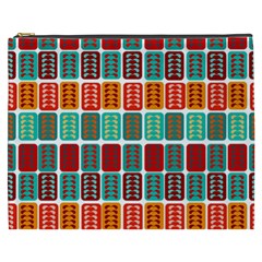 Bricks Abstract Seamless Pattern Cosmetic Bag (xxxl)
