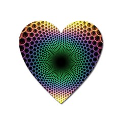 Abstract Patterns Heart Magnet