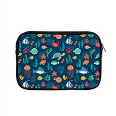 Variety Of Fish Illustration Turtle Jellyfish Art Texture Apple MacBook Pro 15  Zipper Case