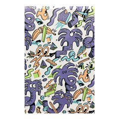 Purple Orange Green Blue Cartoon Shower Curtain 48  X 72  (small)  by Bangk1t