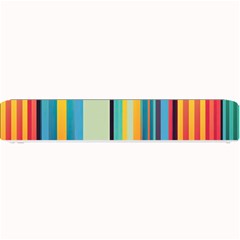 Colorful Rainbow Striped Pattern Stripes Background Small Bar Mat