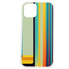 Colorful Rainbow Striped Pattern Stripes Background Iphone 12 Pro Max Tpu Uv Print Case