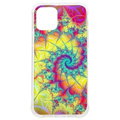 Fractal Spiral Abstract Background Vortex Yellow Iphone 12/12 Pro Tpu Uv Print Case by Bangk1t