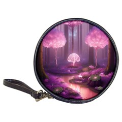 Trees Forest Landscape Nature Neon Classic 20-cd Wallets