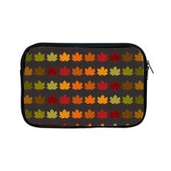 Autumn Fall Leaves Season Background Glitter Art Apple Ipad Mini Zipper Cases by Bangk1t