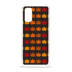 Autumn Fall Leaves Season Background Glitter Art Samsung Galaxy S20 6 2 Inch Tpu Uv Case by Bangk1t