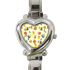 Seamless Background Honey Bee Wallpaper Texture Heart Italian Charm Watch