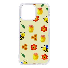 Seamless Background Honey Bee Wallpaper Texture Iphone 14 Pro Max Tpu Uv Print Case