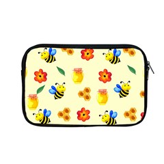 Seamless Background Honey Bee Apple Macbook Pro 13  Zipper Case by Amaryn4rt