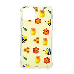 Seamless Background Honey Bee Iphone 11 Pro 5 8 Inch Tpu Uv Print Case by Amaryn4rt