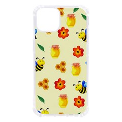 Seamless Background Honey Bee Iphone 13 Tpu Uv Print Case