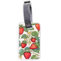 Strawberry Fruit Luggage Tag (one Side) by Amaryn4rt