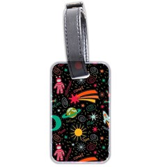 Seamless Pattern Space Luggage Tag (two Sides) by Amaryn4rt