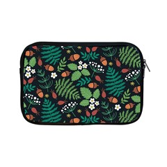 Pattern Forest Leaf Fruits Flowers Motif Apple Ipad Mini Zipper Cases by Amaryn4rt