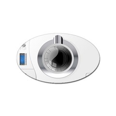 Washing Machines Home Electronic Sticker (oval)