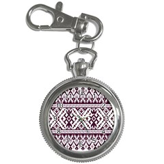 Illustration Ukrainian Folk Seamless Pattern Ornament Key Chain Watches