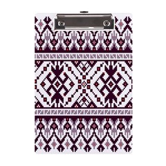 Illustration Ukrainian Folk Seamless Pattern Ornament A5 Acrylic Clipboard