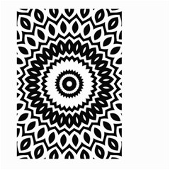 Circular Concentric Radial Symmetry Abstract Large Garden Flag (two Sides) by pakminggu