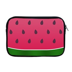Watermelon Fruit Summer Red Fresh Food Healthy Apple Macbook Pro 17  Zipper Case by pakminggu
