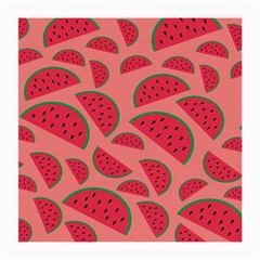 Watermelon Red Food Fruit Healthy Summer Fresh Medium Glasses Cloth (2 Sides) by pakminggu