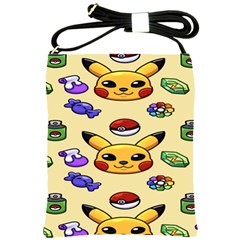 Pikachu Shoulder Sling Bag by artworkshop