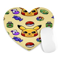 Pikachu Heart Mousepad