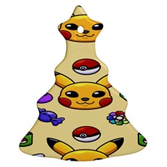 Pikachu Christmas Tree Ornament (two Sides) by artworkshop