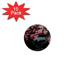 Pink Peony  Flower 1  Mini Magnet (10 Pack)  by artworkshop