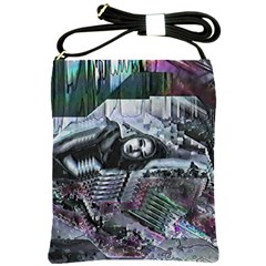 Cyberpunk Drama Shoulder Sling Bag by MRNStudios