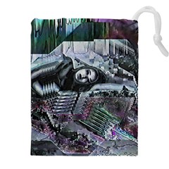 Cyberpunk Drama Drawstring Pouch (4xl) by MRNStudios