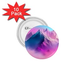 Landscape Mountain Colorful Nature 1 75  Buttons (10 Pack)