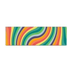 Swirl Twirl Rainbow Retro Sticker Bumper (10 Pack)