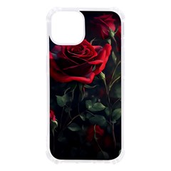 Rose Flower Plant Red Iphone 13 Tpu Uv Print Case by Ravend