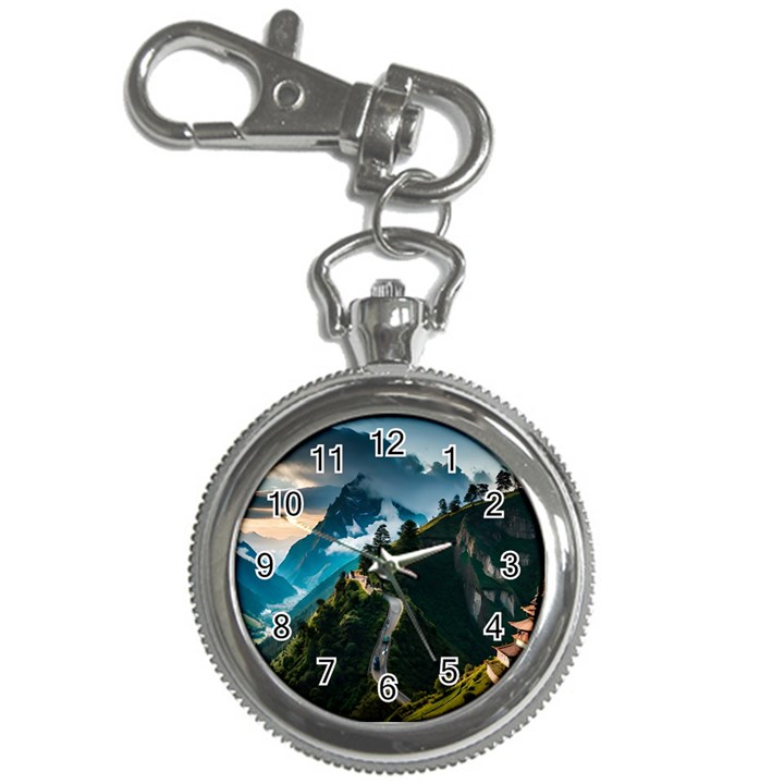 Nature Mountain Valley Key Chain Watches