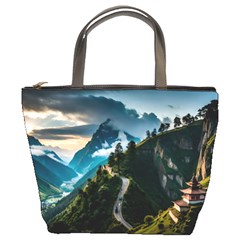 Nature Mountain Valley Bucket Bag