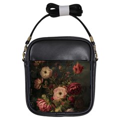 Flower Nature Background Bloom Girls Sling Bag