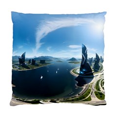 Futuristic City Fantasy Scifi Standard Cushion Case (one Side)