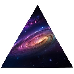 Universe Space Star Rainbow Wooden Puzzle Triangle by Ravend
