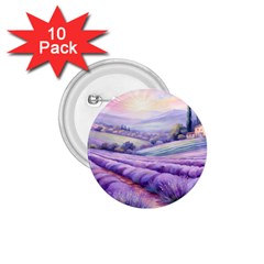 Lavender Flower Tree 1 75  Buttons (10 Pack) by Ravend